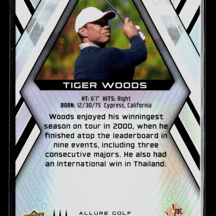 2026 Upper Deck Allure Golf Tiger Woods #1