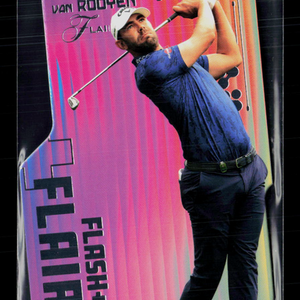 2026 Fleer Ultra Golf Flash + Flair Erik van Rooyen #FLAIR-12