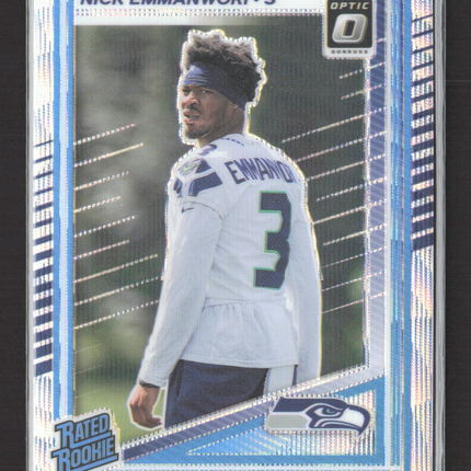 2025 Panini Donruss Optic Prizm Nick Emmanwori #277 162/300 Wave