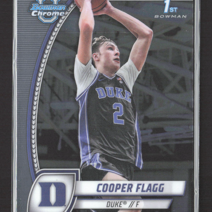 2024 Bowman Chrome University Cooper Flagg #16 1st Bowman