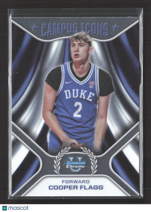 2025 Bowman Chrome University Campus Icons Cooper Flagg #CI-1 Base