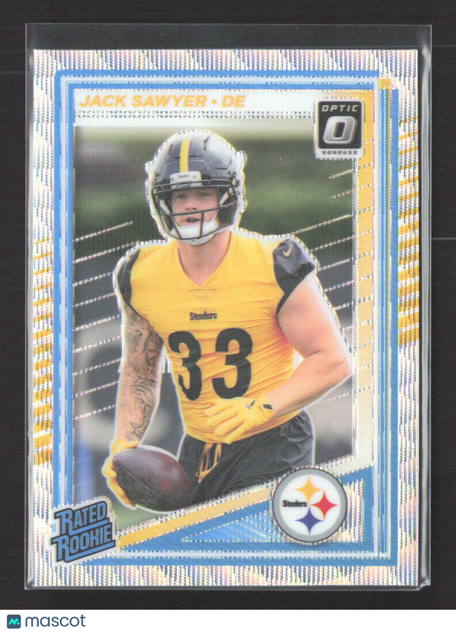 2025 Panini Donruss Optic Prizm Jack Sawyer #220 201/300 Wave