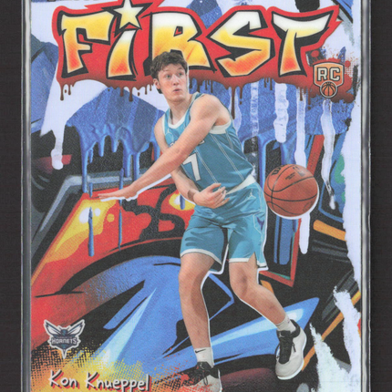 2026 Topps Finest First Kon Knueppel #F-4 Refractor RC