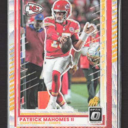 2025 Panini Donruss Optic Prizm Patrick Mahomes II #40 200/300 Wave