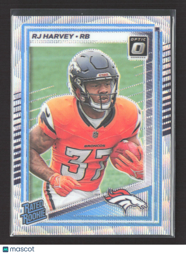 2025 Panini Donruss Optic Prizm RJ Harvey #208 270/300 Wave