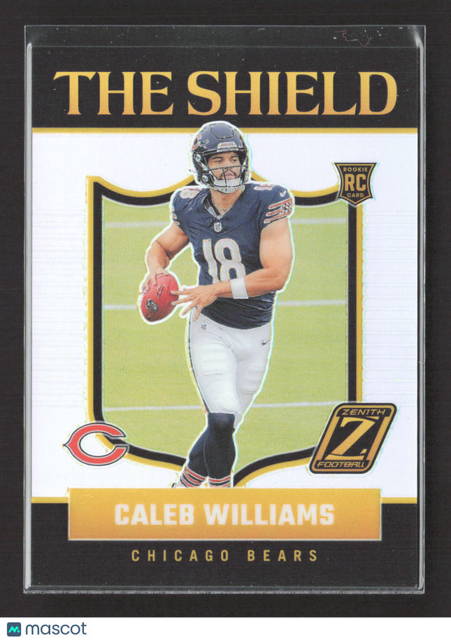 2024 Panini Zenith Football Prizm The Shield Caleb Williams #1 RC Holo