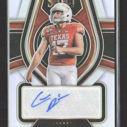2022 Panini Select Draft Picks Prizm Cameron Dicker #RS-CDI Auto Silver