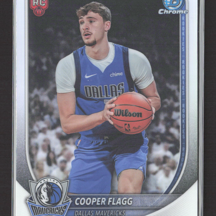 2025 Bowman Chrome Cooper Flagg #BRR-1 RC Refractor Red Rc Logo