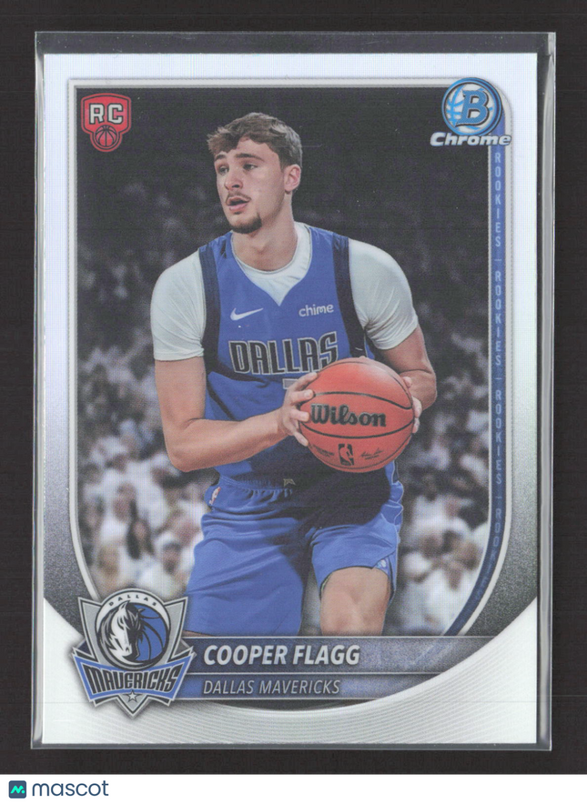 2025 Bowman Chrome Cooper Flagg #BRR-1 RC Refractor Red Rc Logo