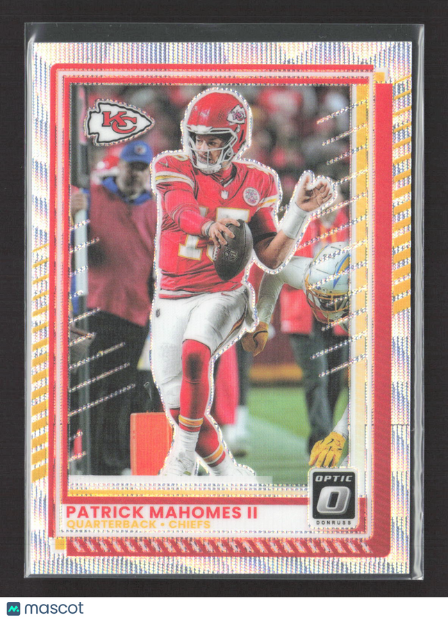 2025 Panini Donruss Optic Prizm Patrick Mahomes II #40 189/300 Wave