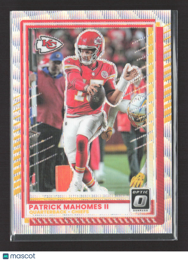 2025 Panini Donruss Optic Prizm Patrick Mahomes II #40 130/300 Wave