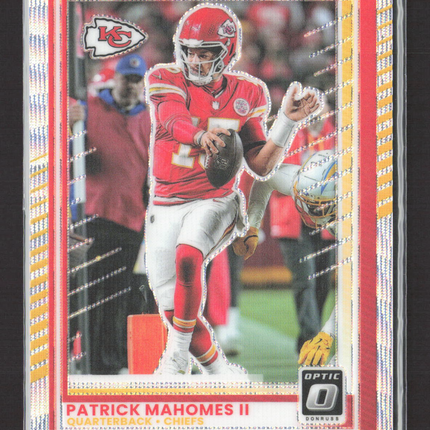2025 Panini Donruss Optic Prizm Patrick Mahomes II #40 252/300 Wave
