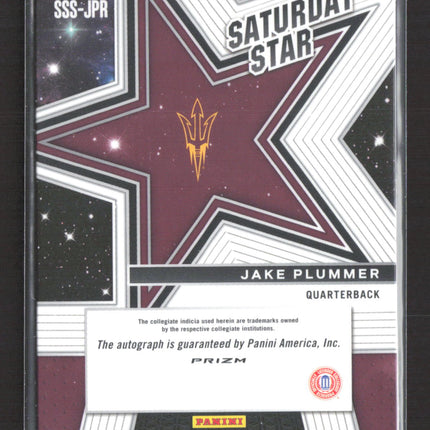 2025 Panini Prizm Draft Picks Saturday Star Jake Plummer #SSS-JPR Auto