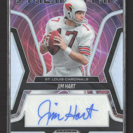 2026 Panini Prizm Black Prizmatrix Signatures Jim Hart #PS-JHT Auto