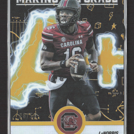 2025 Topps Making the Grade LaNorris Sellers #MG-3 Gold /50