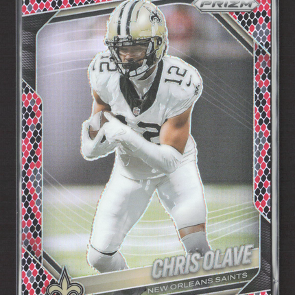 2025 Panini Prizm Chris Olave #192 Snakeskin