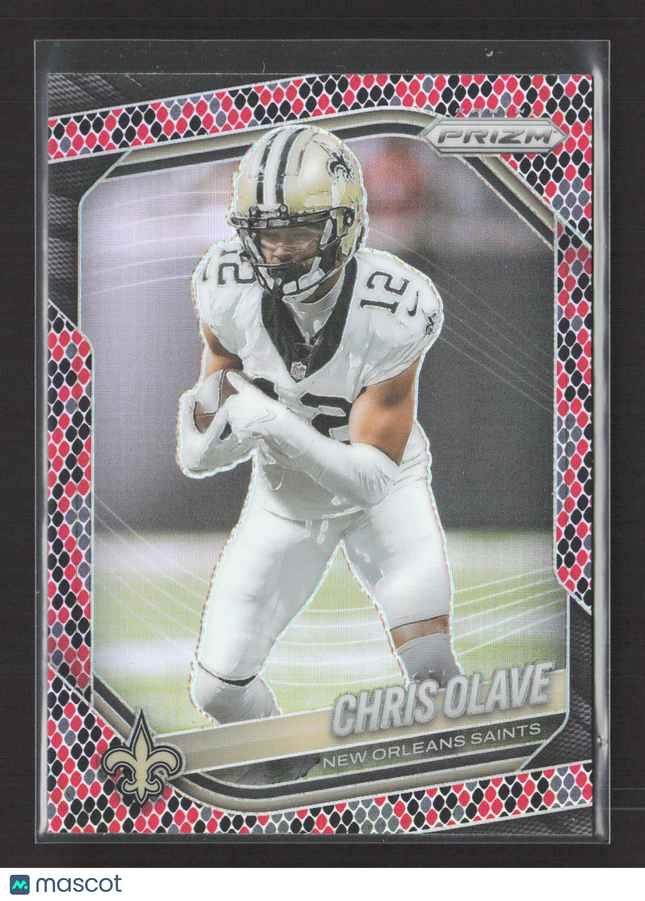 2025 Panini Prizm Chris Olave #192 Snakeskin