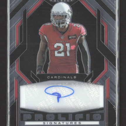 2026 Panini Prizm Black Prolific Signatures Patrick Peterson #PS-PPN Auto