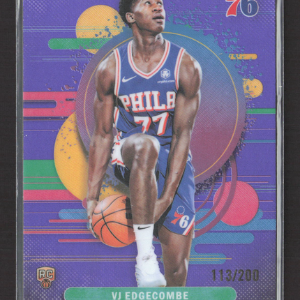 2026 Topps Finest VJ Edgecombe #103 Purple RC 113/200