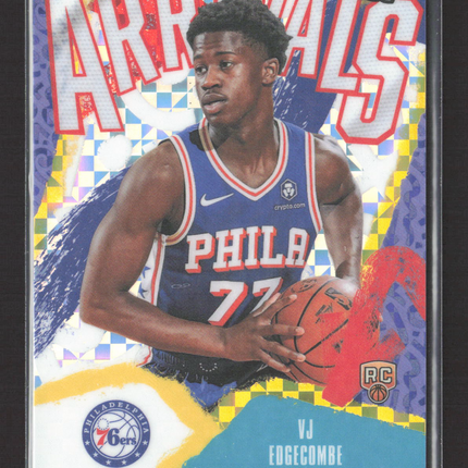 2026 Topps Finest Arrivals VJ Edgecombe #A-3 RC Geometric