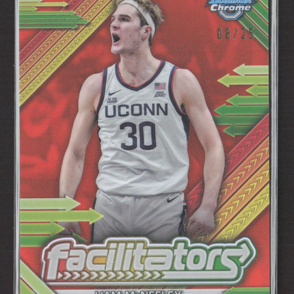 2025 Bowman Chrome Facilitators Liam McNeeley #F-12 Orange Refractor 08/25