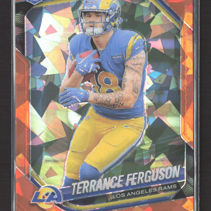 2025 Panini Prizm Terrance Ferguson #379 Orange ICe RC