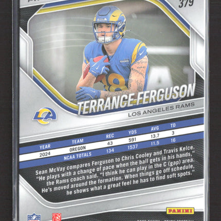 2025 Panini Prizm Terrance Ferguson #379 Orange ICe RC