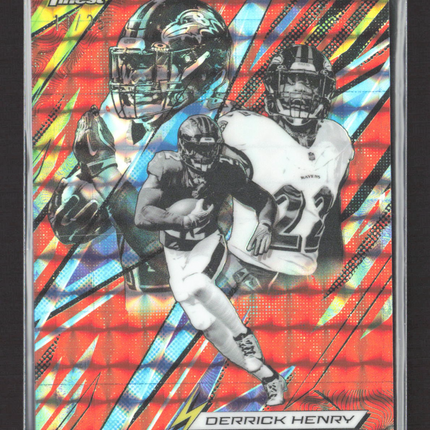 2025 Topps Finest Power Kings Derrick Henry #PK-1 Orange Refractor /25
