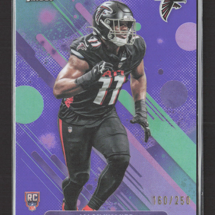 2025 Topps Finest Jalon Walker #41 Purple Refractor RC 160/250