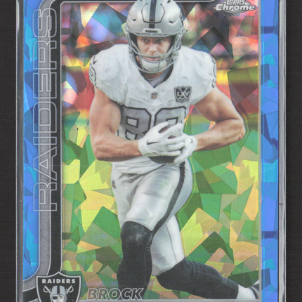 2025 Topps Chrome Brock Bowers #178 Blue Sapphire