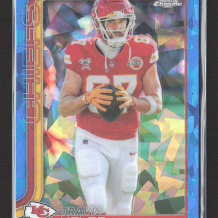 2025 Topps Chrome Travis Kelce #150 Blue Sapphire