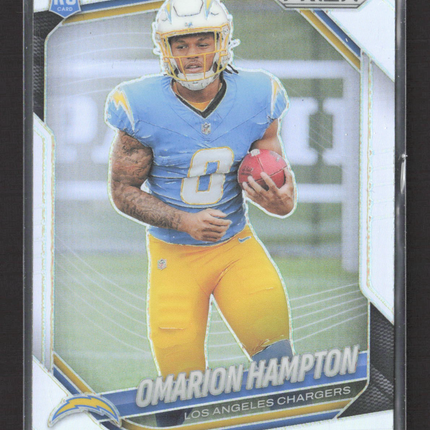 2025 Panini Prizm Omarion Hampton #355 RC Silver