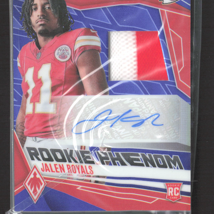 2025 Panini Phoenix Rookie Phenom Jalen Royals #RPJ-JRS Patch RC 17/49 Auto