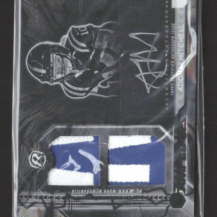 2025 Topps Resurgence Amped Up Adonai Mitchell #AU-AM Rc Patch Auto Black /14