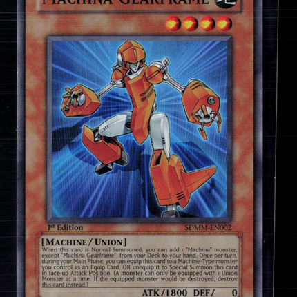 Yu-Gi-Oh! Machina Gearframe SD: Machina Mayhem SR SDMM-EN002 1st Edition