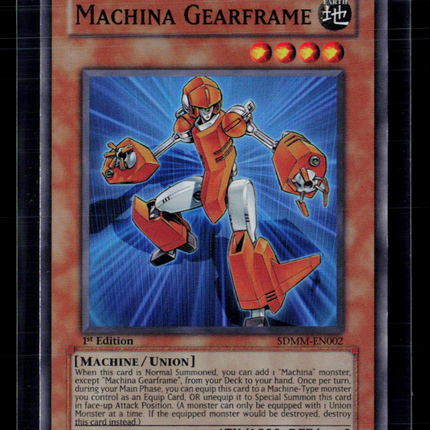 Yu-Gi-Oh! Machina Gearframe SD: Machina Mayhem SR SDMM-EN002 1st Edition