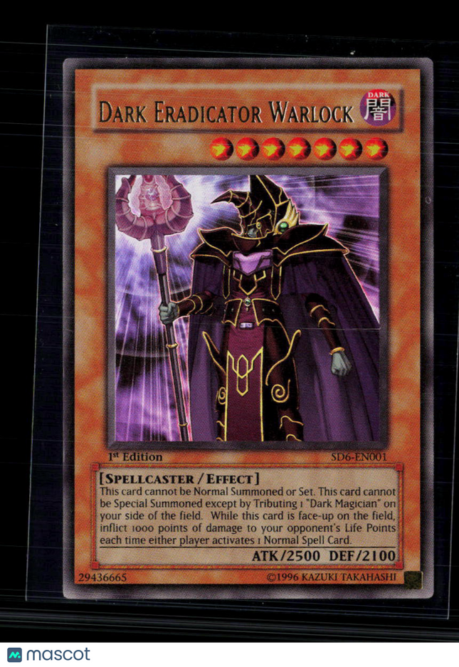 Yu-Gi-Oh! Dark Eradicator Warlock SD: Spellcaster's Judgment UR SD6-EN001 1st Ed