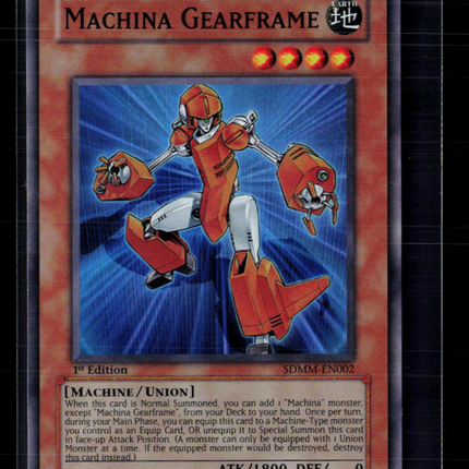 Yu-Gi-Oh! Machina Gearframe SD: Machina Mayhem SR SDMM-EN002 1st Edition