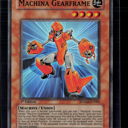 Yu-Gi-Oh! Machina Gearframe SD: Machina Mayhem SR SDMM-EN002 1st Edition
