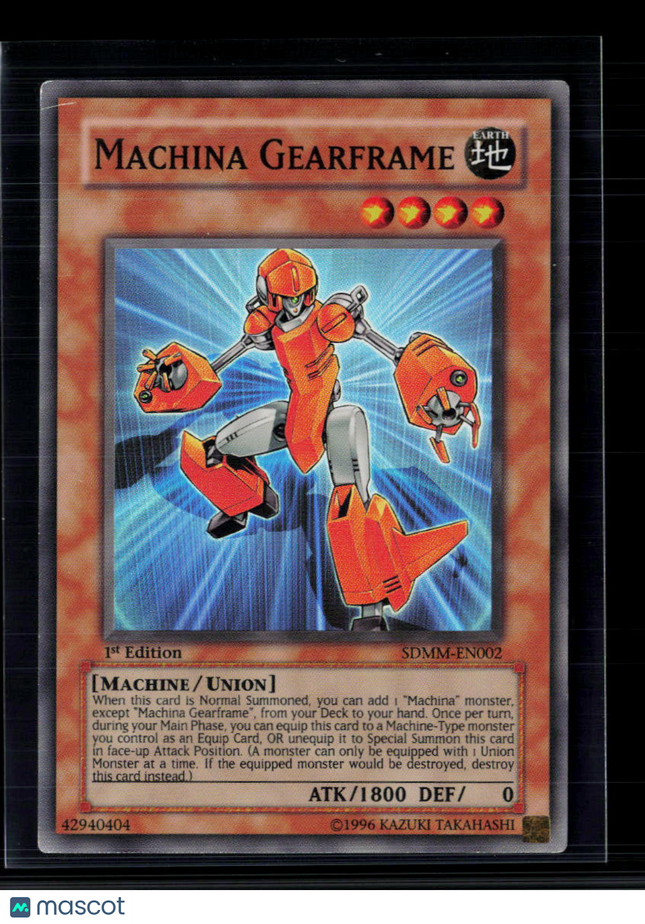 Yu-Gi-Oh! Machina Gearframe SD: Machina Mayhem SR SDMM-EN002 1st Edition