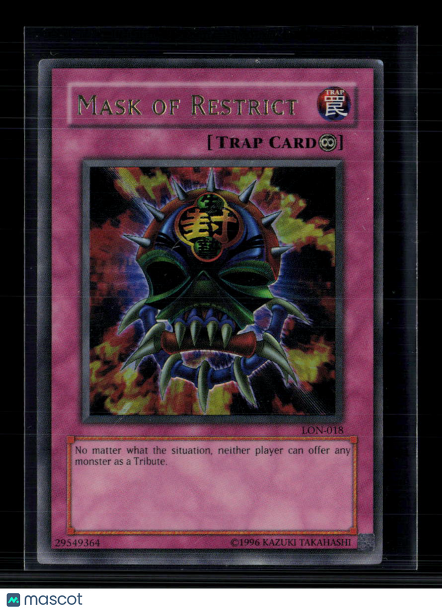 Yu-Gi-Oh! Mask of Restrict Labyrinth of Nightmare Ultra Rare • LON-018 Unlimited