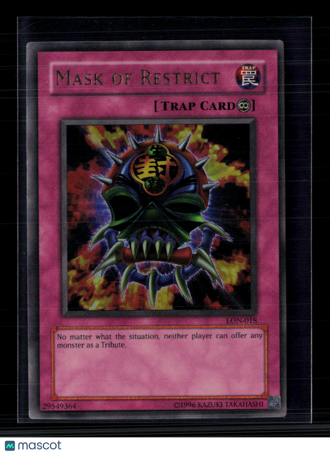 Yu-Gi-Oh! Mask of Restrict Labyrinth of Nightmare Ultra Rare • LON-018 Unlimited
