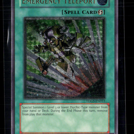 Yu-Gi-Oh! Emergency Teleport The Duelist Genesis UTR TDGS-EN053 Unlimited