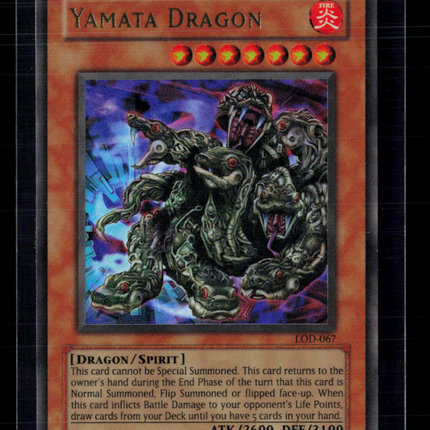 Yu-Gi-Oh! Yamata Dragon Legacy of Darkness Ultra Rare • LOD-067 Unlimited