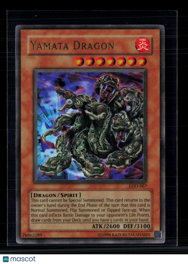 Yu-Gi-Oh! Yamata Dragon Legacy of Darkness Ultra Rare • LOD-067 Unlimited