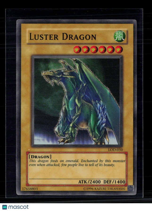 Yu-Gi-Oh! Luster Dragon Legacy of Darkness Super Rare • LOD-050 Unlimited