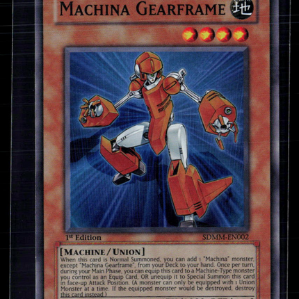 Yu-Gi-Oh! Machina Gearframe SD: Machina Mayhem SR SDMM-EN002 1st Edition