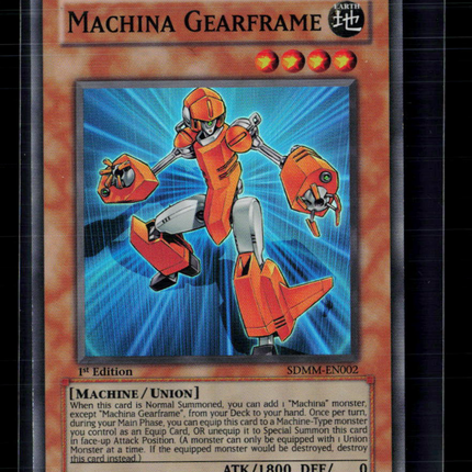 Yu-Gi-Oh! Machina Gearframe SD: Machina Mayhem SR SDMM-EN002 1st Edition