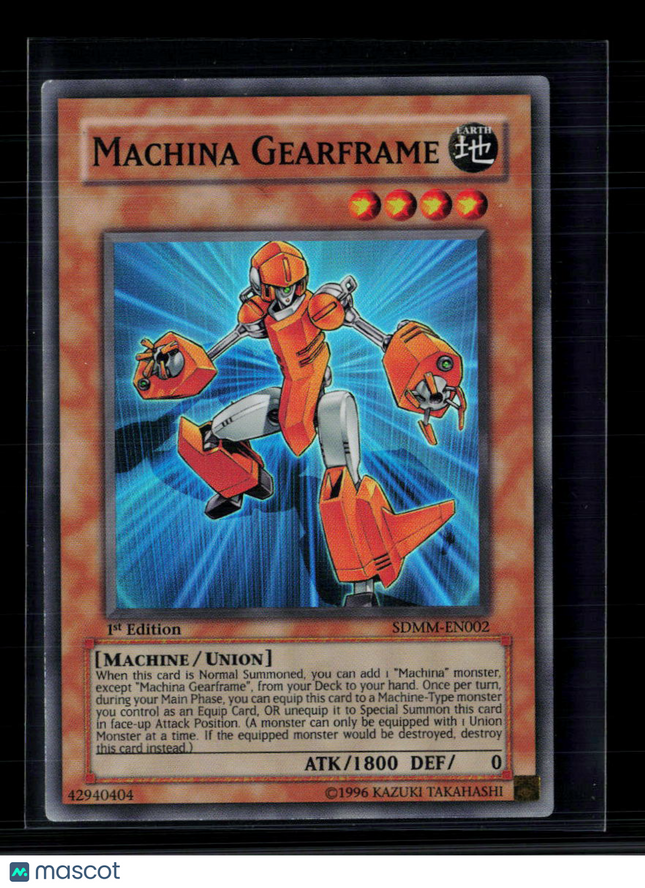 Yu-Gi-Oh! Machina Gearframe SD: Machina Mayhem SR SDMM-EN002 1st Edition