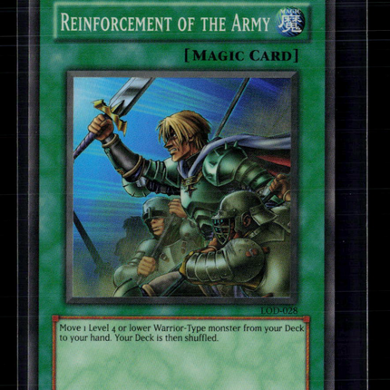 Yu-Gi-Oh! Reinforcement of the Army Legacy of Darkness SR LOD-028 Unlimited